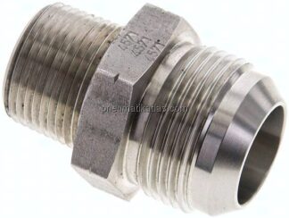 Doppelnippel NPT 3/4"-UN 1-5/16"-12(JIC), 1.4571