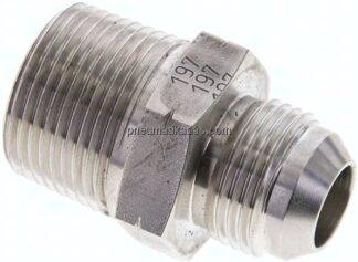 Doppelnippel NPT 1"-UN 1-1/16"-12(JIC), 1.4571