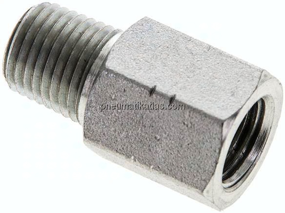 Gewindeverlängerung NPT 1/4", Stahl verzinkt