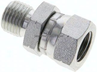 Einstellb. Einschraubverschr. 60°Keg.(G 1/4")-G 1/4"(AG)