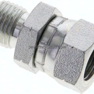 Einstellb. Einschraubverschr. 60°Keg.(G 1/4")-G 1/4"(AG)