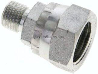 Einstellb. Einschraubverschr. 60°Keg.(G 1/2")-G 1/4"(AG)