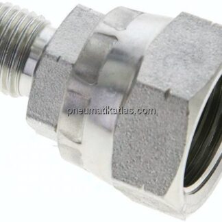 Einstellb. Einschraubverschr. 60°Keg.(G 1/2")-G 1/4"(AG)