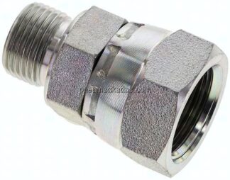 Einstellb. Einschraubverschr. 60°Keg.(G 1/2")-G 3/8"(AG)