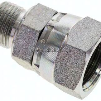 Einstellb. Einschraubverschr. 60°Keg.(G 1/2")-G 3/8"(AG)
