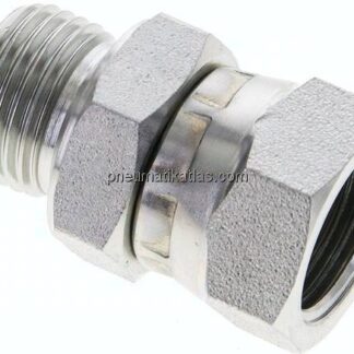 Einstellb. Einschraubverschr. 60°Keg.(G 1/2")-G 1/2"(AG)