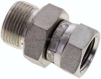 Einstellb. Einschraubverschr. 60°Keg.(G 1/2")-G 3/4"(AG)