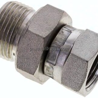 Einstellb. Einschraubverschr. 60°Keg.(G 1/2")-G 3/4"(AG)