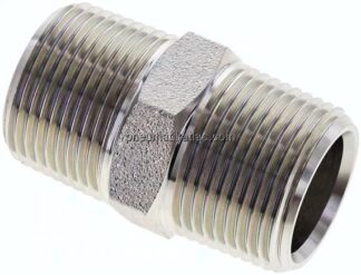 Doppelnippel NPT 1"-NPT 1", Stahl verzinkt