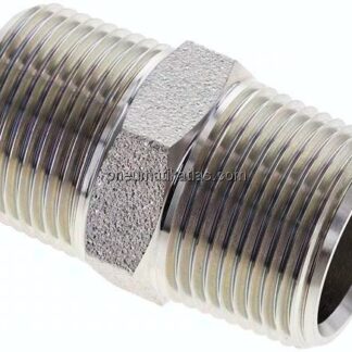 Doppelnippel NPT 1"-NPT 1", Stahl verzinkt