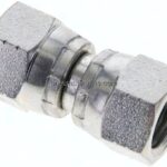 Gerader Verbinder JIC, UNF 9/16"-18-UNF 9/16"-18