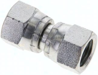 Gerader Verbinder JIC, UNF 9/16"-18-UNF 9/16"-18