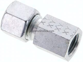 Aufschraub-Schneidringverschr. M 14x1,5-10 L (M16x1,5), Stahl verzinkt