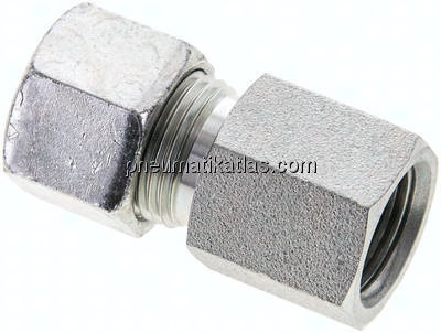 Aufschraub-Schneidringverschr. M 18x1,5-12 S (M20x1,5), Stahl verzinkt