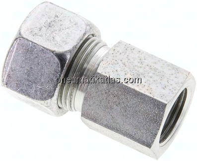 Aufschraub-Schneidringverschr. M 18x1,5-15 L (M22x1,5), Stahl verzinkt