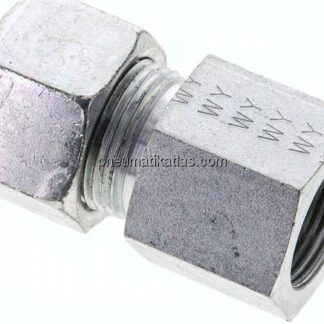 Aufschraub-Schneidringverschr. M 22x1,5-16 S (M24x1,5), Stahl verzinkt