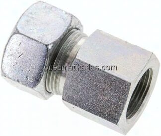 Aufschraub-Schneidringverschr. M 22x1,5-18 L (M26x1,5), Stahl verzinkt
