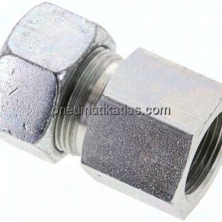 Aufschraub-Schneidringverschr. M 22x1,5-18 L (M26x1,5), Stahl verzinkt