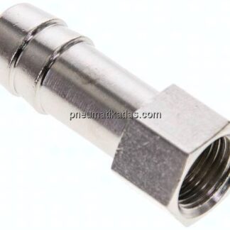 Aufschraub-Schlauchtülle G 1/8"-9 (3/8")mm, Messing vernickelt