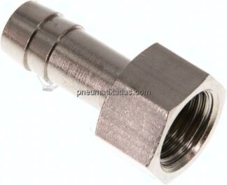 Aufschraub-Schlauchtülle G 1/4"-9 (3/8")mm, Messing vernickelt