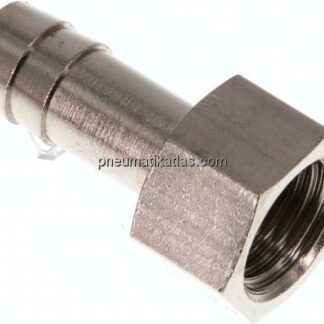 Aufschraub-Schlauchtülle G 1/4"-9 (3/8")mm, Messing vernickelt