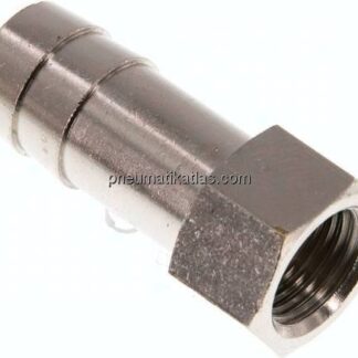 Aufschraub-Schlauchtülle G 1/4"-13 (1/2")mm, Messing vernickelt