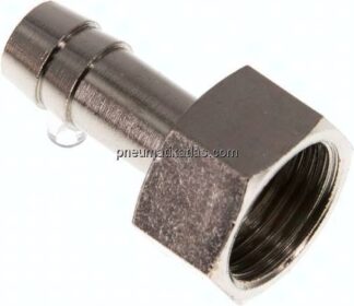 Aufschraub-Schlauchtülle G 3/8"-9 (3/8")mm, Messing vernickelt
