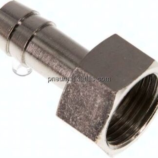 Aufschraub-Schlauchtülle G 3/8"-9 (3/8")mm, Messing vernickelt