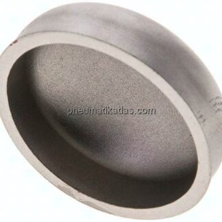Rohrkappe 33,7x2,0mm, 1.4571, ähnlich DIN 28011