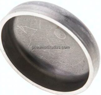 Rohrkappe 48,3x2,0mm, 1.4571, ähnlich DIN 28011