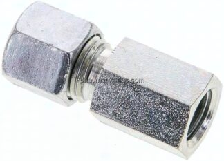 Aufschraub-Schneidringverschr. M 12x1,5-8 L (M14x1,5), Stahl verzinkt