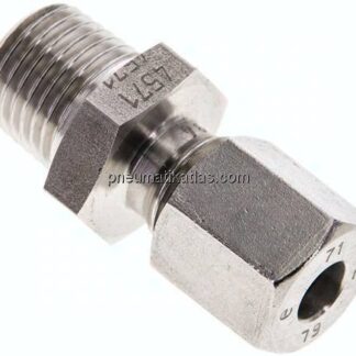 Gerade Schneidringverschr. R 1/4"-6 L (M12x1,5), 1.4571