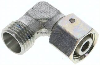 Einstellb. Winkel-Schneidringverschr. 10 L (M16x1,5), ohne Mutter & Schneidring, Stahl verzinkt