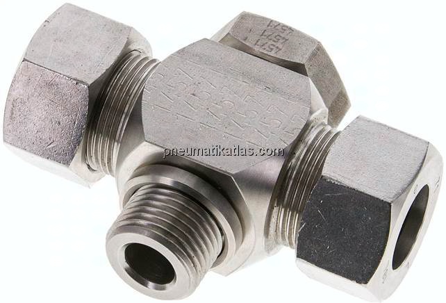 T-Schwenkverschraubung G 1/2"-18 L (M26x1,5), 1.4571