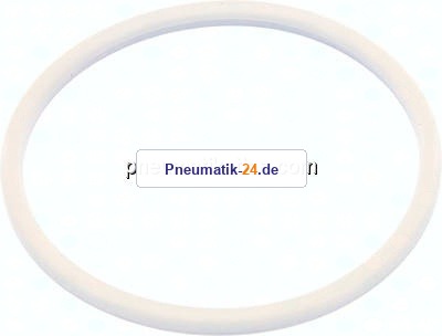 Dichtung (Milchgewinde) DN 80, Silikon (natur), 85x95x5mm