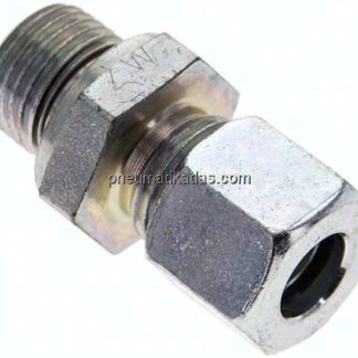 Gerade Schneidringverschr. M 16x1,5-10 L (M16x1,5), Stahl verzinkt