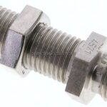 Schott-Schneidringverschraubung 8 L (M14x1,5), ohne Mutter & Schneidring, 1.4571