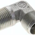 Winkel-Schneidringverschraub. R 1/2"-15 L (M22x1,5), ohne Mutter & Schneidring, Stahl verzinkt