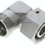 Einstellb. Winkel-Schneidringverschr. 18 L (M26x1,5), ohne Mutter & Schneidring, Stahl verzinkt