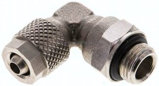 Winkel-Drehverschraubung G 1/8"-6x4mm, Messing vernickelt