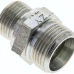 Gerade Schneidringverschr. M 18x1,5-15 L (M22x1,5), ohne Mutter & Schneidring, Stahl verzinkt