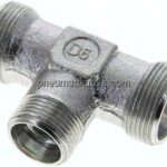 T-Schneidringverschraubung 18 L (M26x1,5)-15 L (M22x1,5)-18 L (M26x1,5), ohne Mutter & Schneidring,