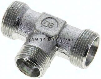 T-Schneidringverschraubung 18 L (M26x1,5)-15 L (M22x1,5)-18 L (M26x1,5), ohne Mutter & Schneidring,