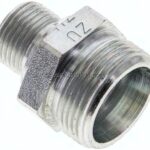 Gerade Schneidringverschr. G 3/8"-18 L (M26x1,5), ohne Mutter & Schneidring, Stahl verzinkt