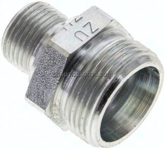 Gerade Schneidringverschr. G 3/8"-18 L (M26x1,5), ohne Mutter & Schneidring, Stahl verzinkt