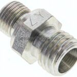 Gerade Schneidringverschr. G 1/8"-6 L (M12x1,5), ohne Mutter & Schneidring, Stahl verzinkt