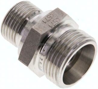 Gerade Schneidringverschr. G 3/8"-15 L (M22x1,5), ohne Mutter & Schneidring, 1.4571