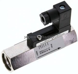 Durchflusswächter G 1/2", 0,5 - 1,6 l/min, 1.4571