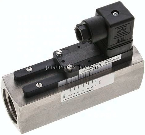 Durchflusswächter G 1", 3 - 10 l/min, 1.4571
