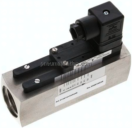 Durchflusswächter G 1", 5 - 15 l/min, 1.4571